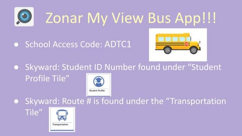 Zonar Bus App! Dousman Transport